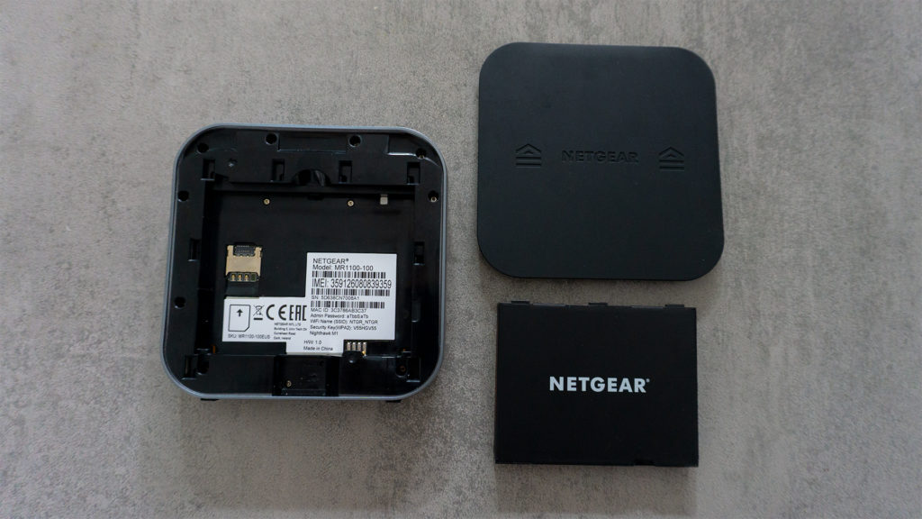 NETGEAR Nighthawk M1 with Battery removed. Can be powered via USB-C